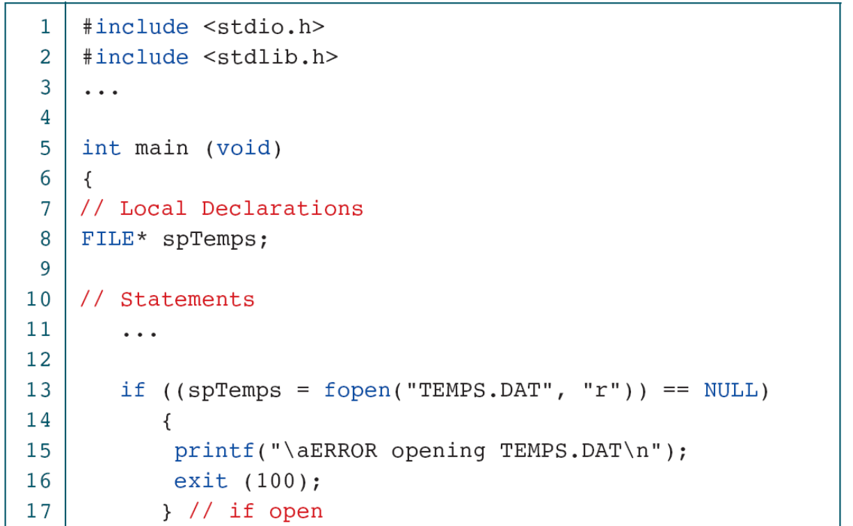 Original opening check. Apply it before using the returned stream pointer.