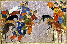 Historical depiction of conflict