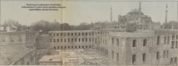 Historical photograph of the Sultanahmet area