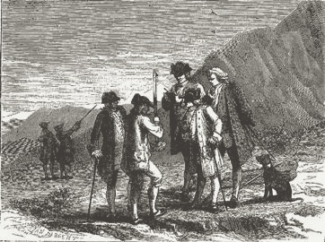 Later representation of the mountain barometer experiment
