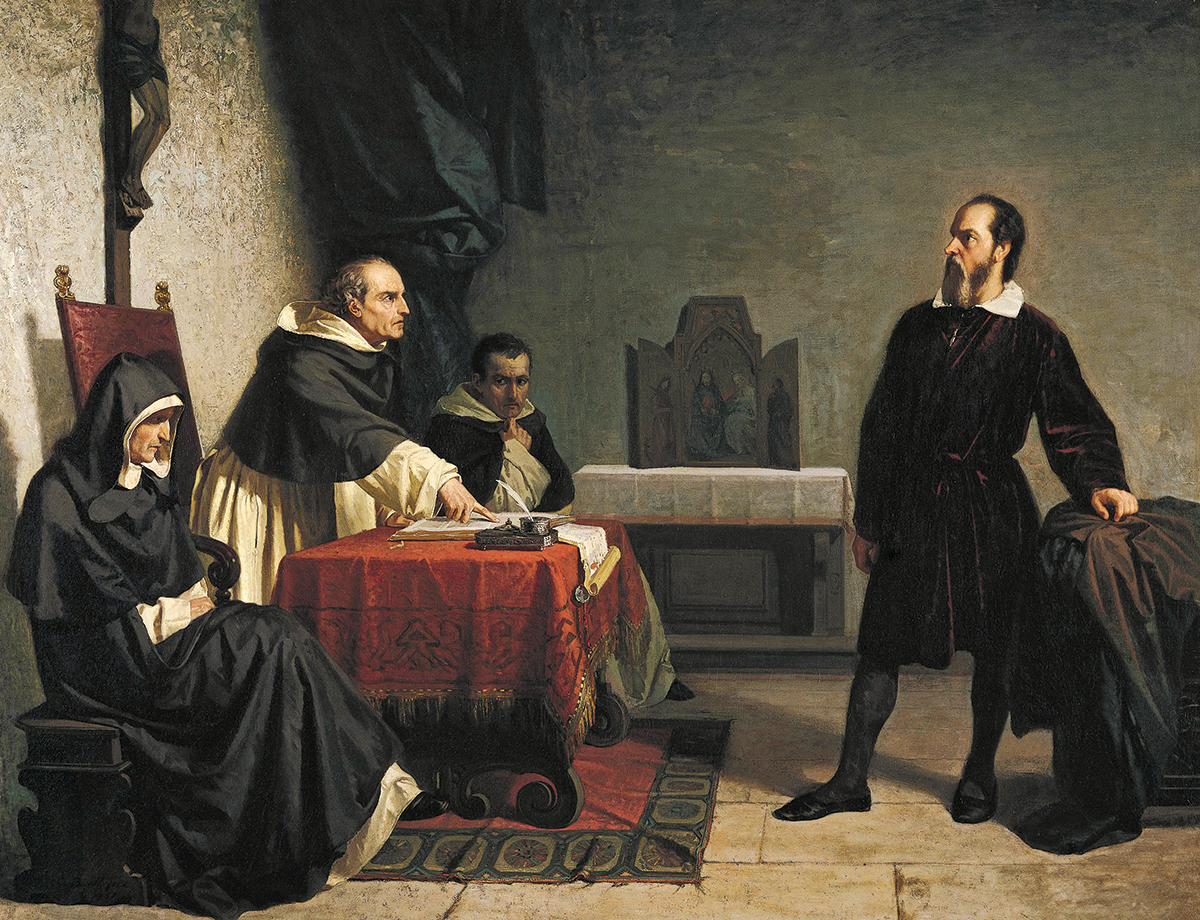 Cristiano Banti, Galileo Facing the Roman Inquisition, 1857