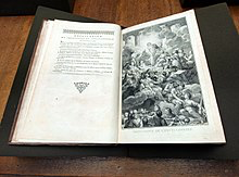 An open volume of the Encyclopédie
