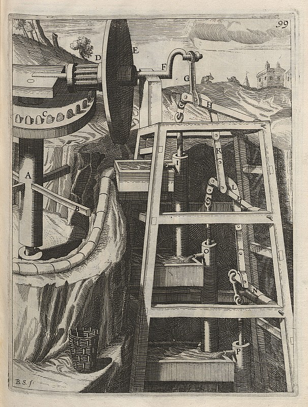 A historical pump illustration