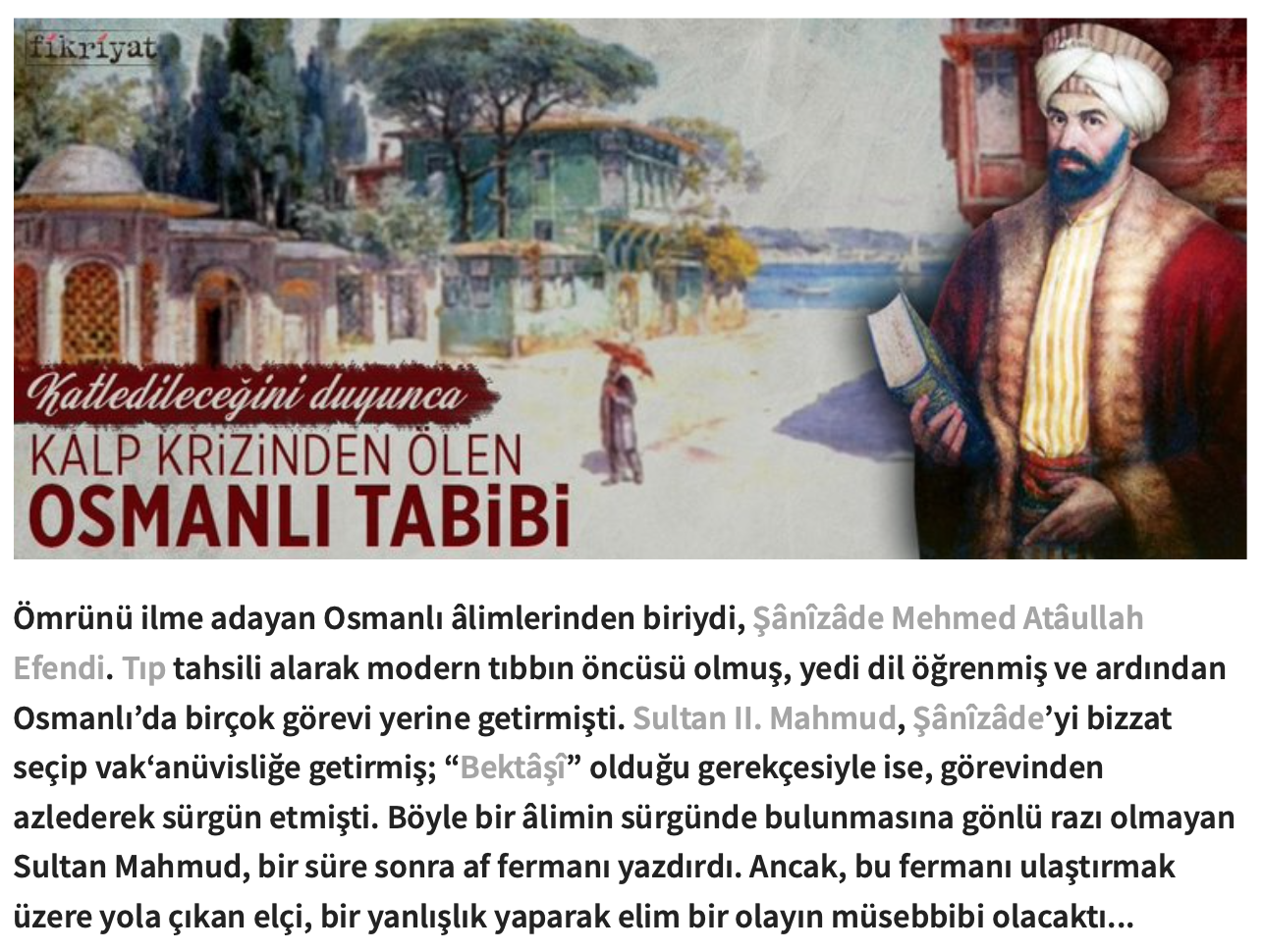 Şânîzâde Mehmed Atâullah Efendi