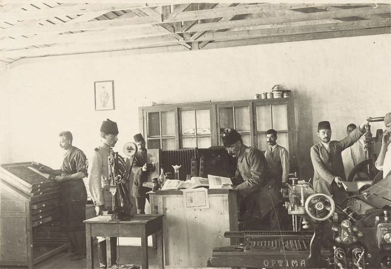 Work, skill and coordination in a printing workshop